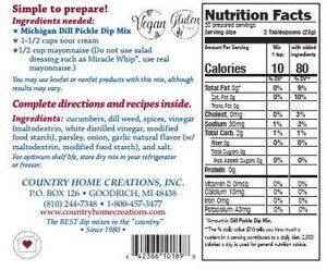 Taste of Michigan - Michigan Dill Pickle Dip Mix