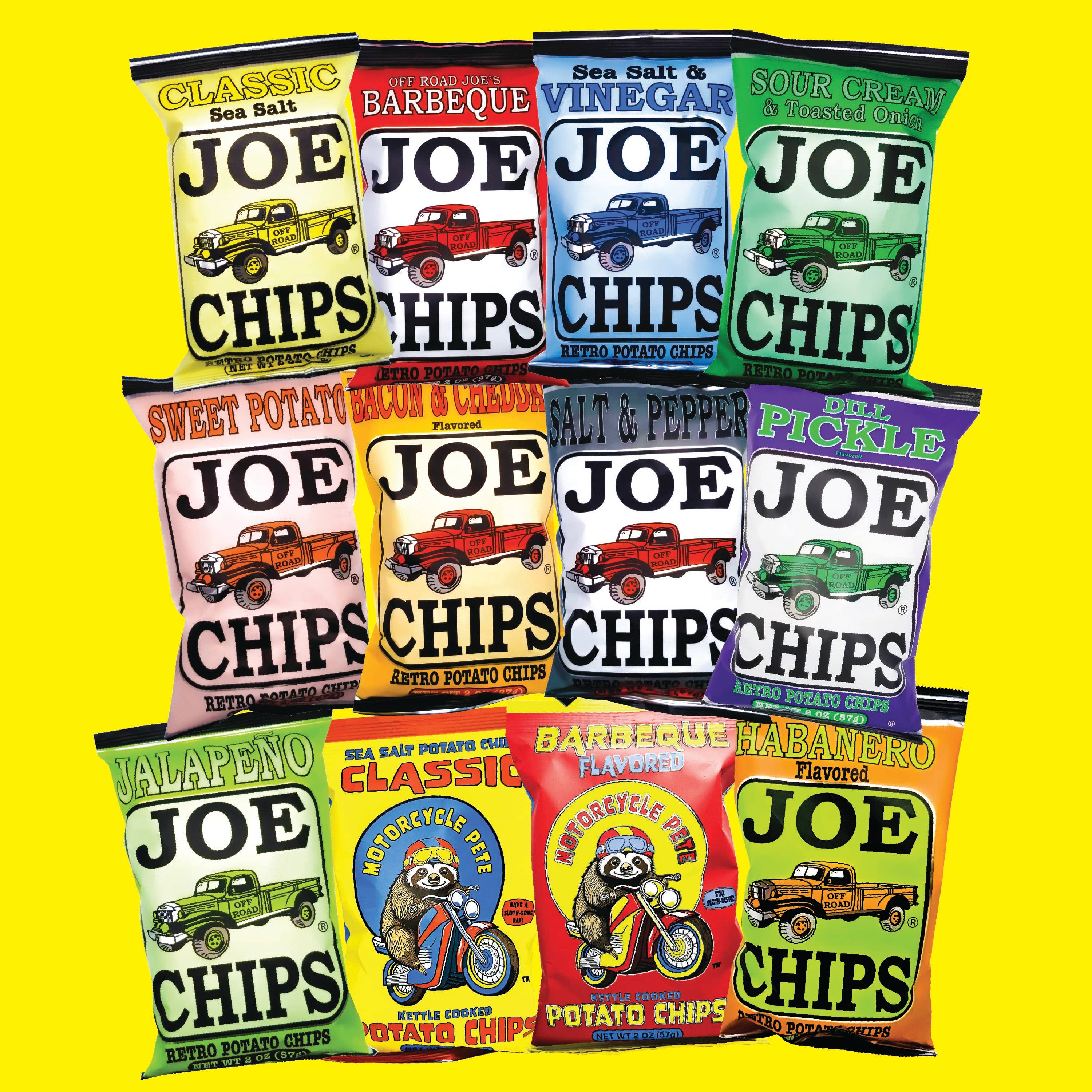 Joe's Assortment - Kettle Chips (2 oz. Bags)