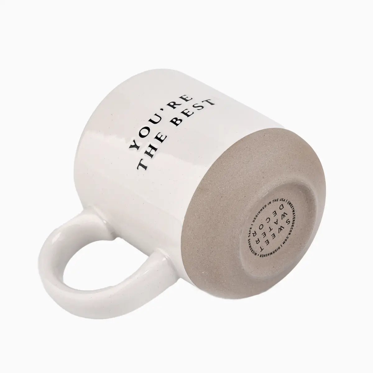 You're The Best - Cream Stoneware Coffee Mug - 14 oz