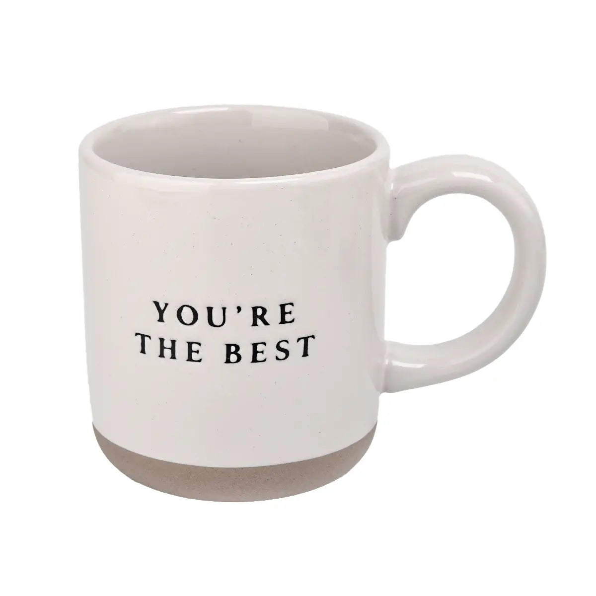 You're The Best - Cream Stoneware Coffee Mug - 14 oz