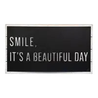 Smile Beautiful Day Wall Art