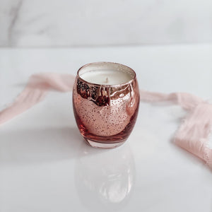 Rose Gold Mercury Candle