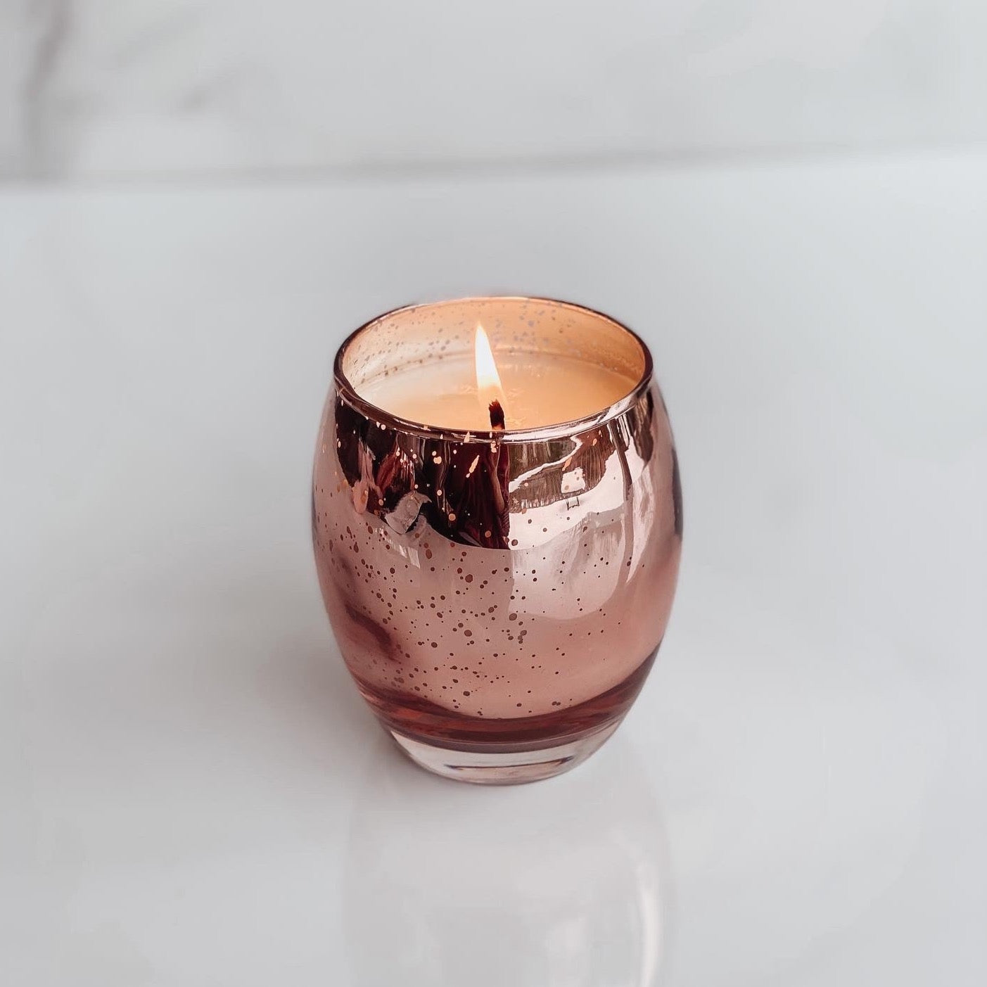 Rose Gold Mercury Candle