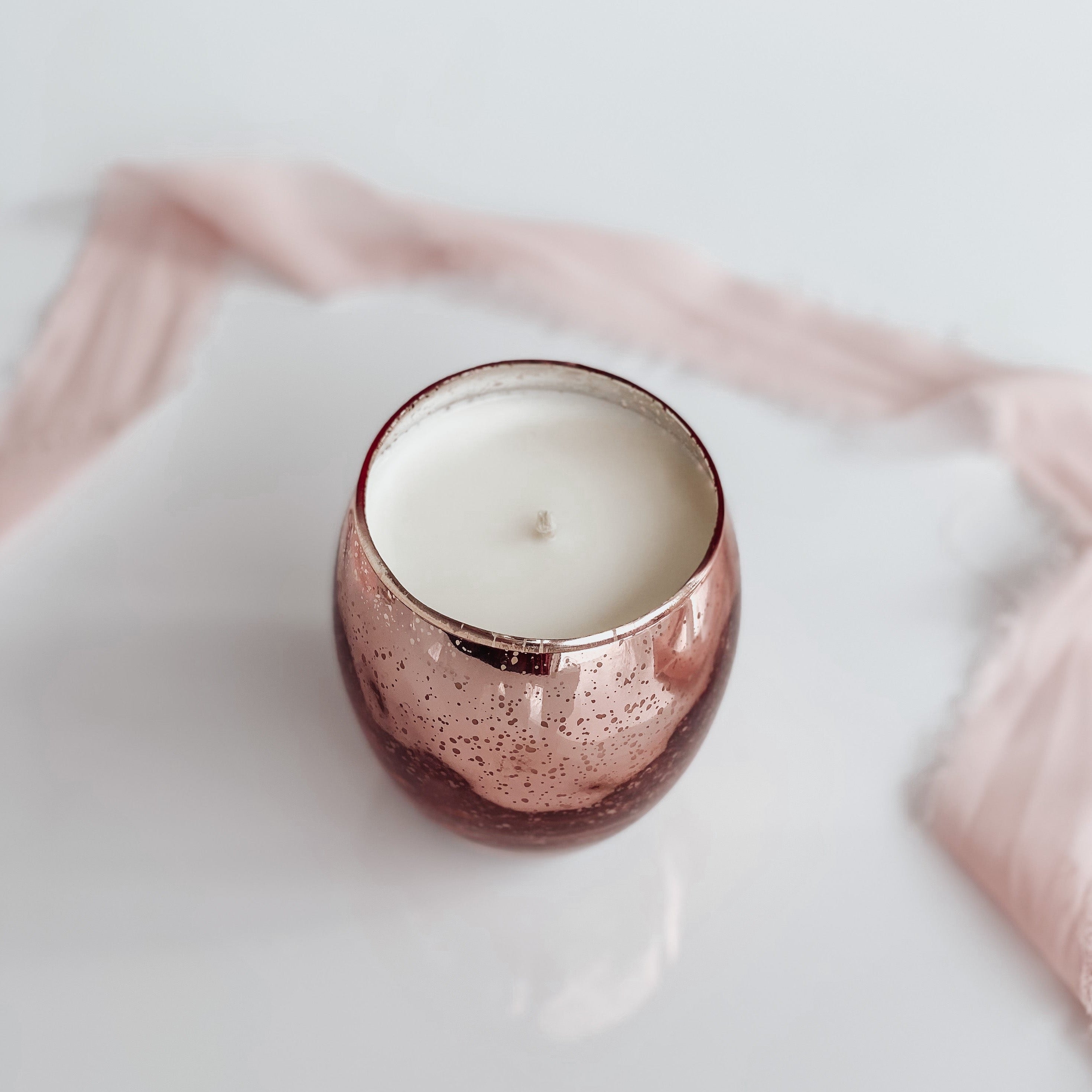 Rose Gold Mercury Candle