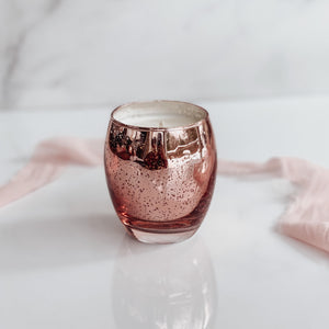 Rose Gold Mercury Candle