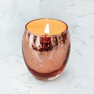 Rose Gold Mercury Candle