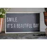 Smile Beautiful Day Wall Art