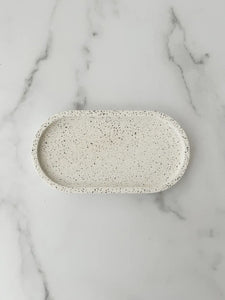 Terrazzo Concrete Oval Tray