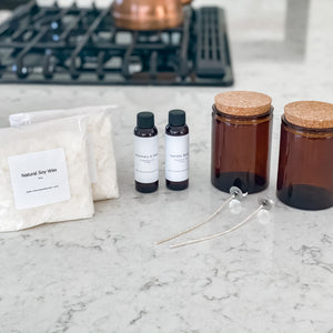 DIY Candle Making Refill Kit-With Jars