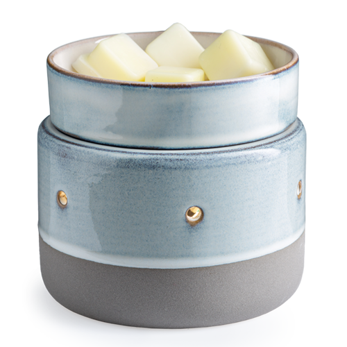 Fragrance Warmer, 2-in-1, Glazed Concrete